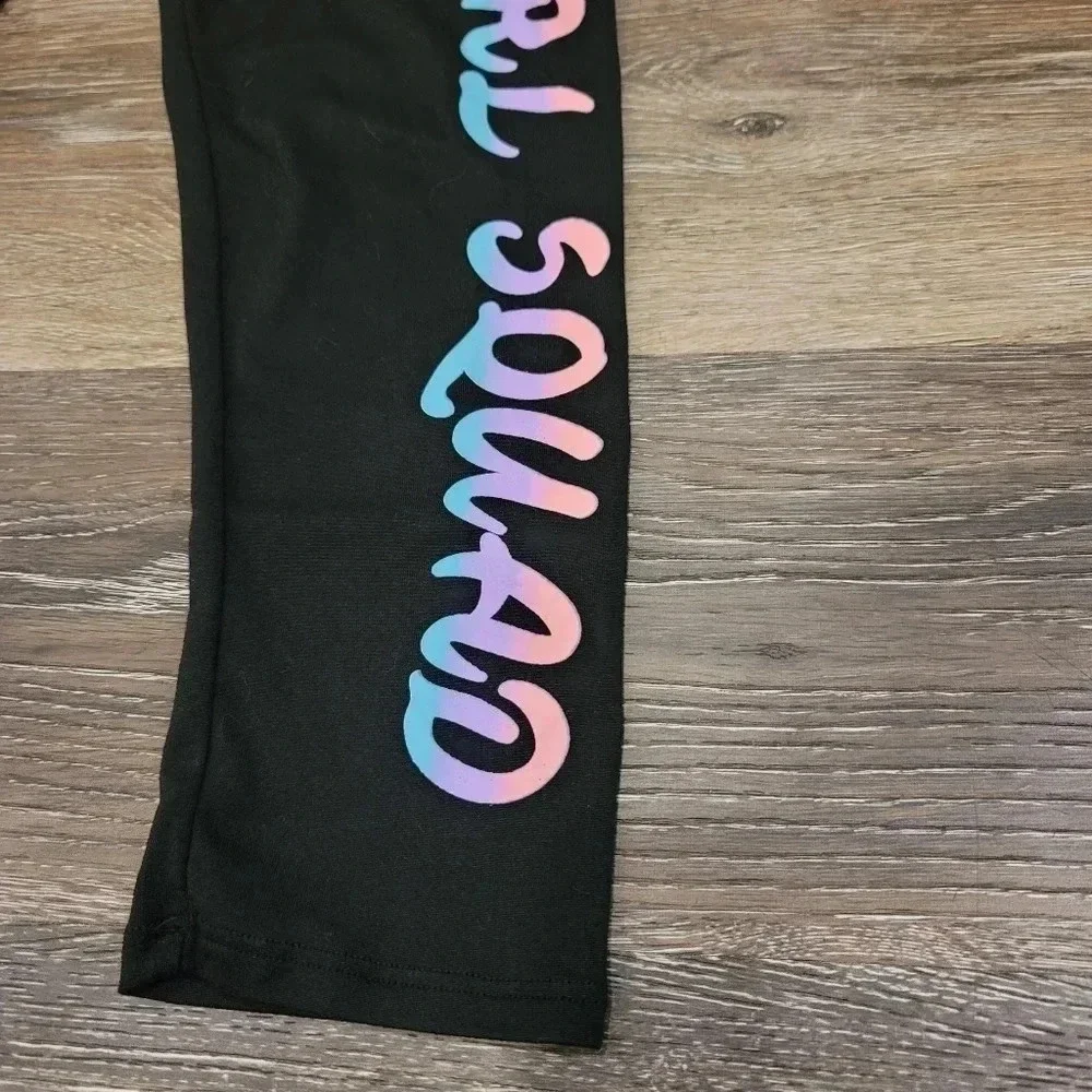 Girl's Justice Legging High Waist Crop M 10/12